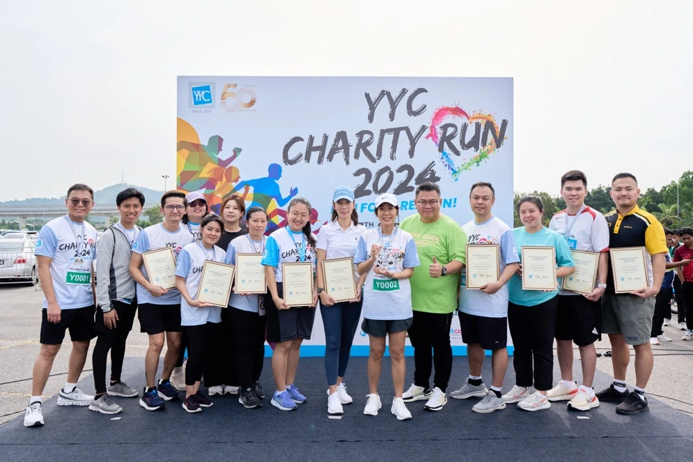 YYC Charity Run 2024 Sponsors and Supporters Photo