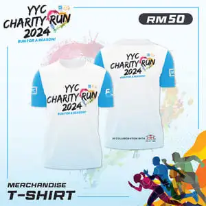 YYC Charity Run 2024 T-Shirt Blue