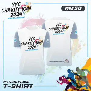 YYC Charity Run 2024 T-Shirt Grey